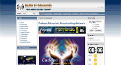 Desktop Screenshot of cadena-adoracion.com